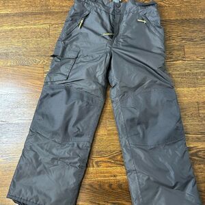 Champion Charcoal Gray Cargo Snow Pants Size 8-10